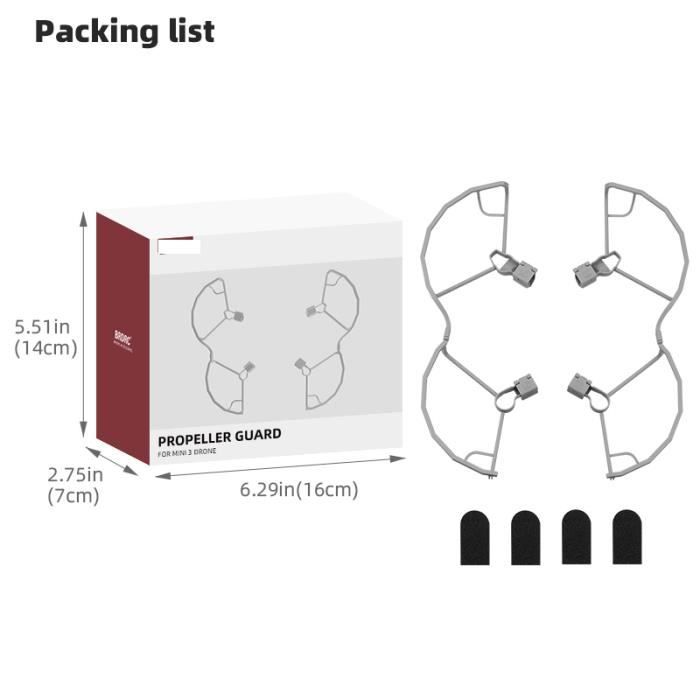 Porte-Hélices De Protection Pour DJI Mini 3 / Mini 3 Pro - Évite Les Casses Lors Du Transport