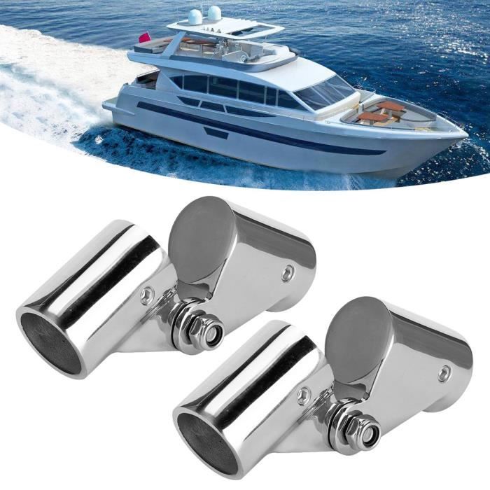 Embout d'Ancrage de Bateau Double Connecteur Pivotant, Ancre Marine en Acier Inoxydable Bateau