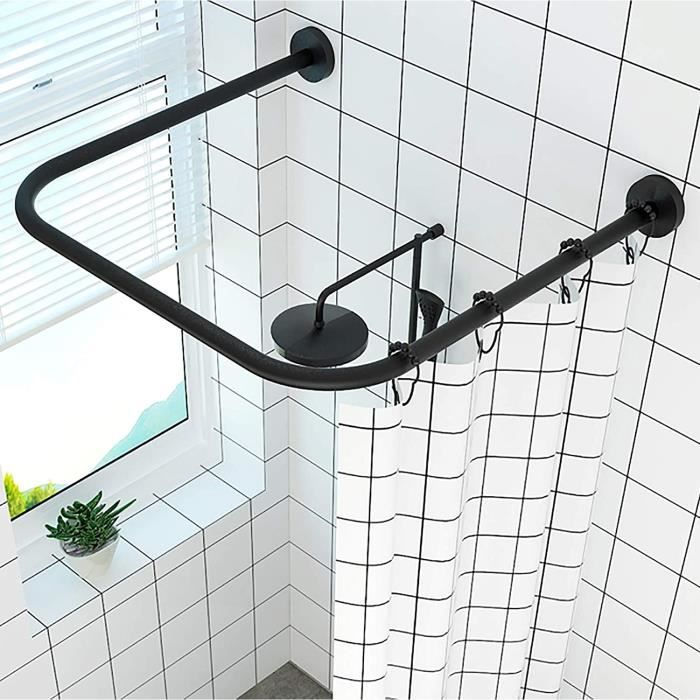 Barre De Douche Angle Sans Percer