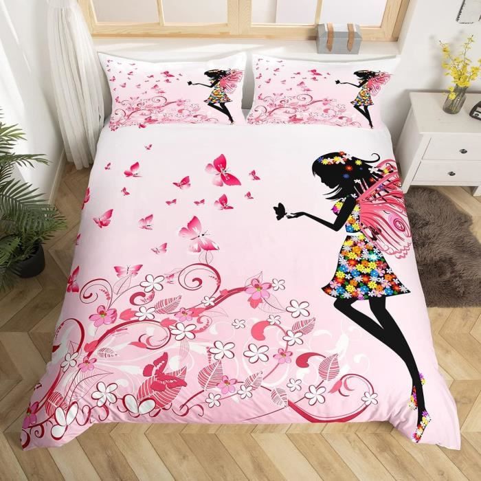 Housse de couette 220x240 ado fille clearance