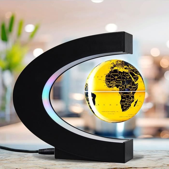 Globe Terrestre Magnétique-Créatif Globe Terrestre Lumineux Flottant ...
