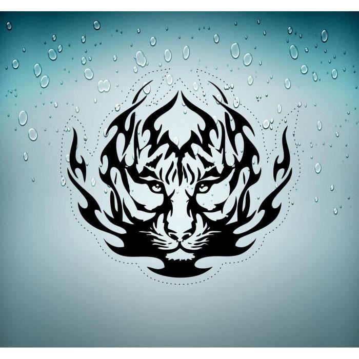 AUTOCOLLANT STICKER VOITURE Moto Tuning Tigre Tiger Tribale Tribal