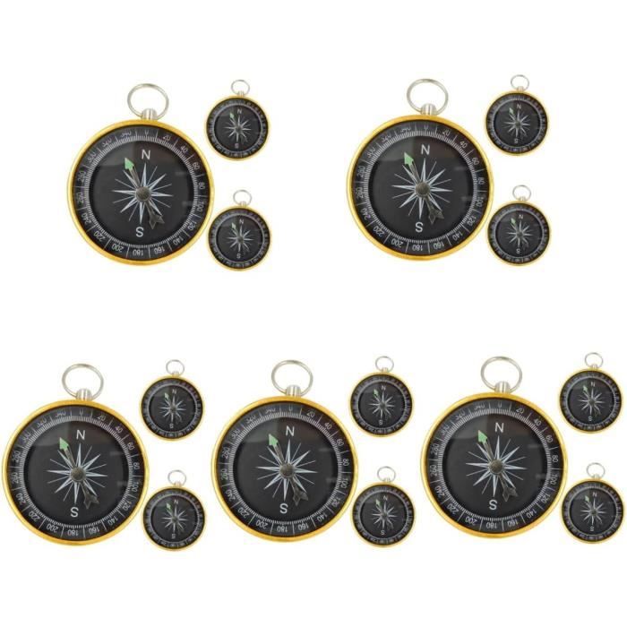 Collection 4 Pièces Montres De Poche Phosphorescentes Pour Infirmières - Porte-clés Métal Avec Clip