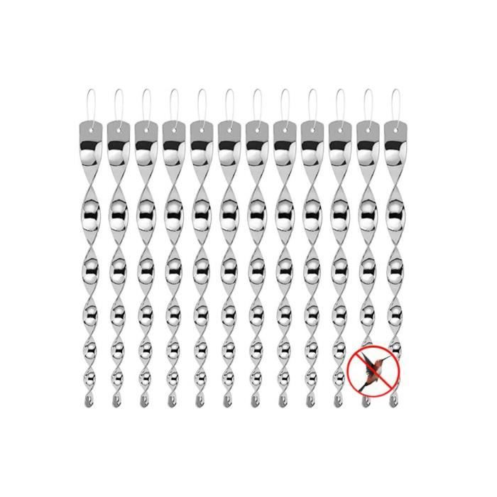 Lot De 24 Répulsifs D'oiseaux Spirale, Vent, Contre Pigeons, Reflets, Balcon Et Jardin, 40 Cm Repousse Bleu 85212591 Lot De 24 Répulsifs D'oiseaux Spirale, Vent, Contre Pigeons, Reflets, Balcon Et Jardin, 40 Cm Repousse Bleu 85212591