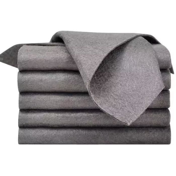 AiQInu Lot De 10 Chiffons Microfibre épaissis 30x30 Cm - Pour Voiture, Cuisine, Vitres - Lavable Et Réutilisable