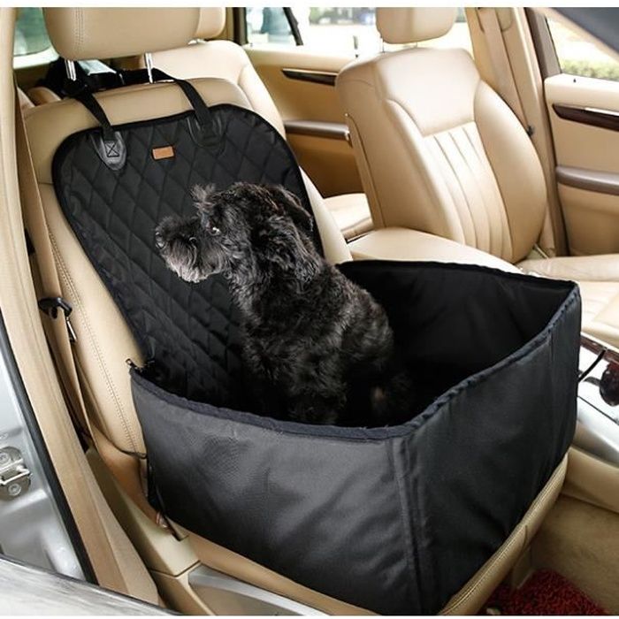 Panier de siège de voiture transportable et imperméable pour chat