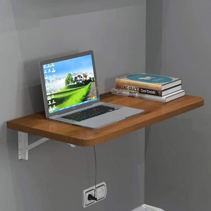 Table Pliante Flottante fixée au Mur, Tables à Manger à Feuilles