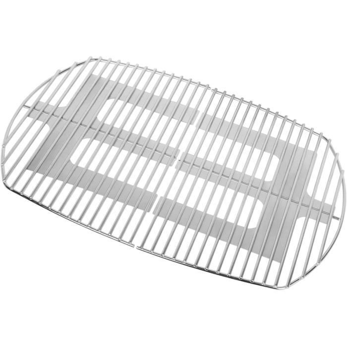 Grille De Barbecue En Acier Inoxydable Onlyfire Pour Weber 57cm - Ø54.5cm Avec Poignée Et Charnière