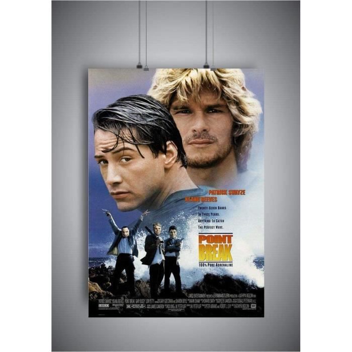 Affiche De Film Point Break - Poster Cinéma - Papier - Neuf