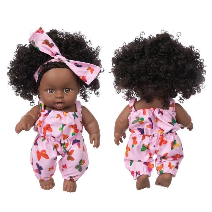 Bebe Noir Africain Mignon Boucle Jouet De En Vinyle 8 Pouces Suy3 Cdiscount Jeux Jouets