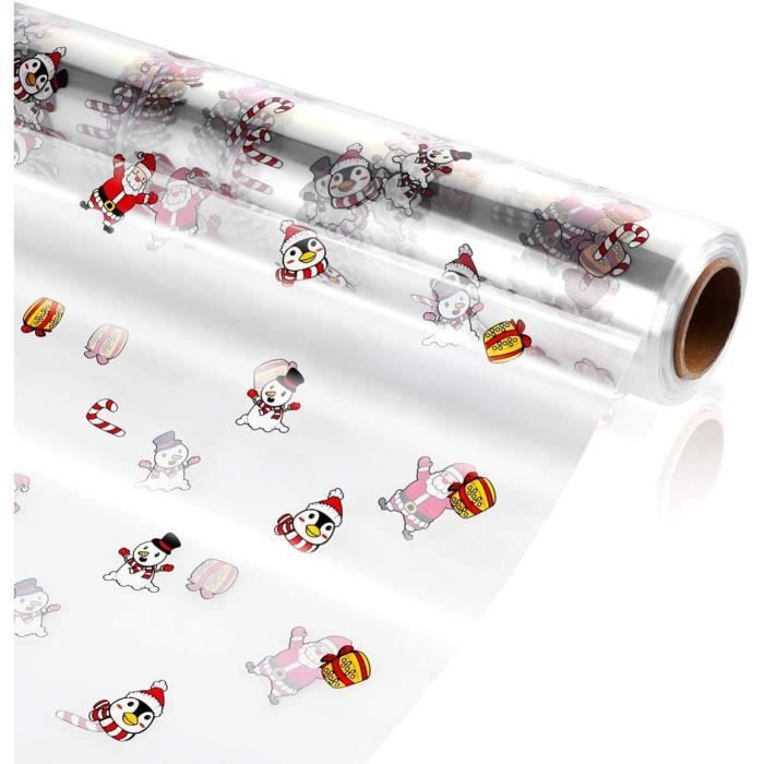 Papier Cellophane Pour Emballage Cadeau - Lot De 50 Feuilles 15x20cm, épaisseur 1.2mm, Transparent, Polyvalent - 14
