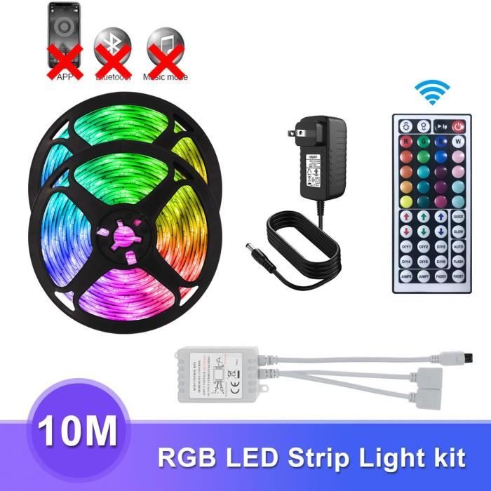 Ruban LED Ultraviolet 10M 12V - Lumière Noire UV Pour Fêtes, Halloween, Noël Et Disco