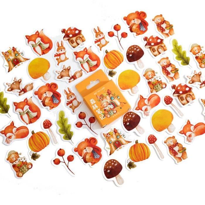 500 Autocollants Feuilles D'érable - 10 Couleurs Automne - Pour Scrapbooking, Cartes, Décoration Thanksgiving