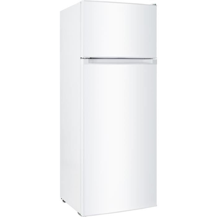 CALIFORNIA réfrigérateur 2 portes congélateur en haut volume net total 206l (166+40)