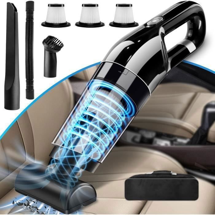 Aspirateur Voiture sans Fil,10000Pa Aspirateur à Main Puissant