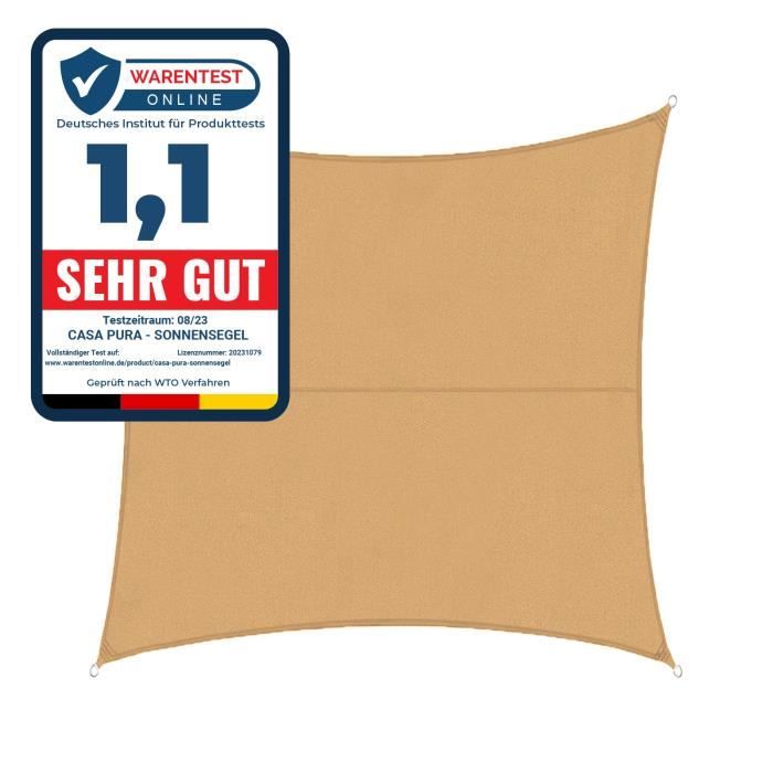 Voile D'ombrage Rectangulaire 3 X 2 M Vert Anis - Easy Sail