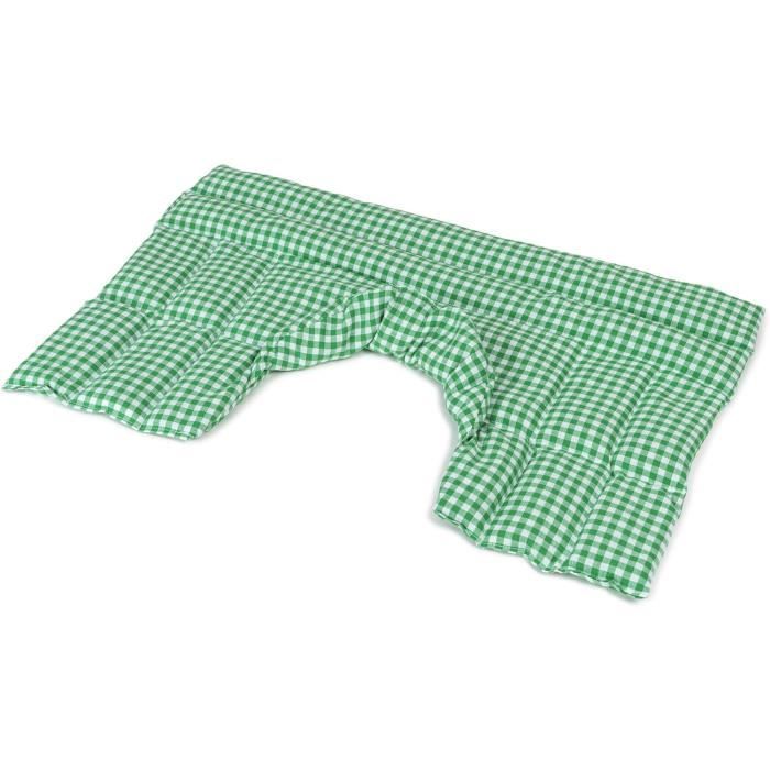 Coussin Chauffant Aux Grains De Blé Formalind - Avec Rubans Pour Le Dos Et Les Reins
