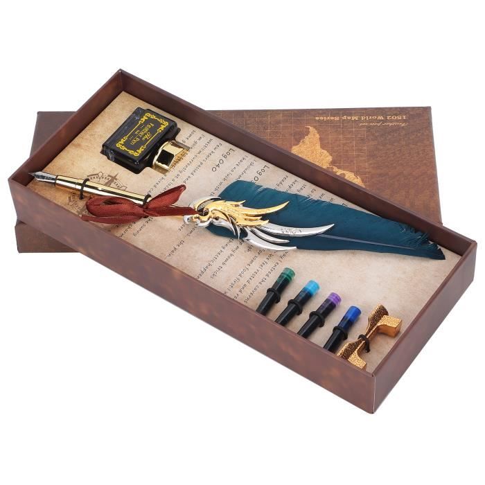 Stylo Plume Calligraphie En Bambou - Pointe Biseautée 0.7mm Pour Gothique, Italique, Arabe