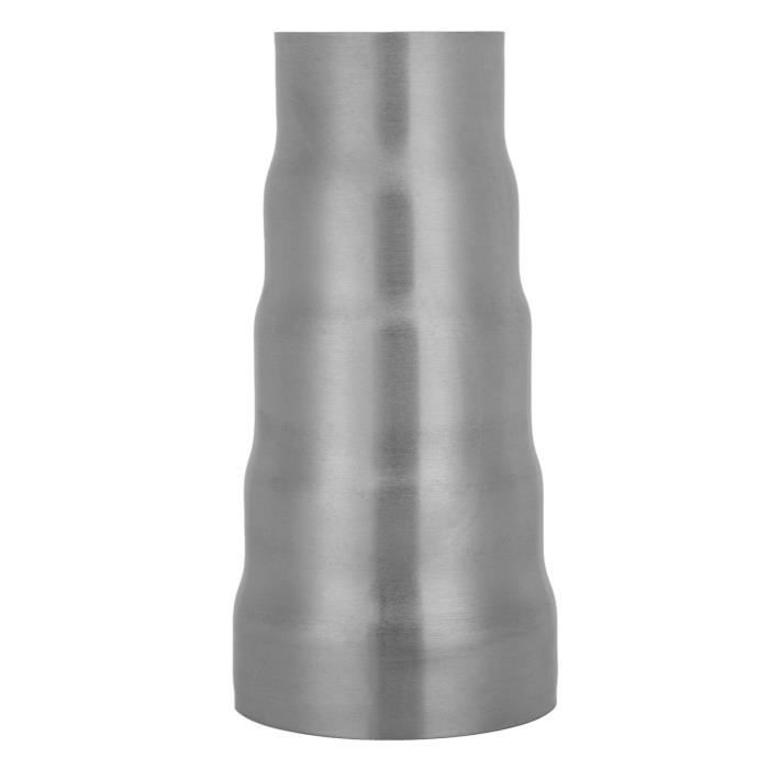 Adaptateur Réducteur Tuyau Échappement Inox 63-76 Mm – Connecteur Universel Modifié Auto/Moto