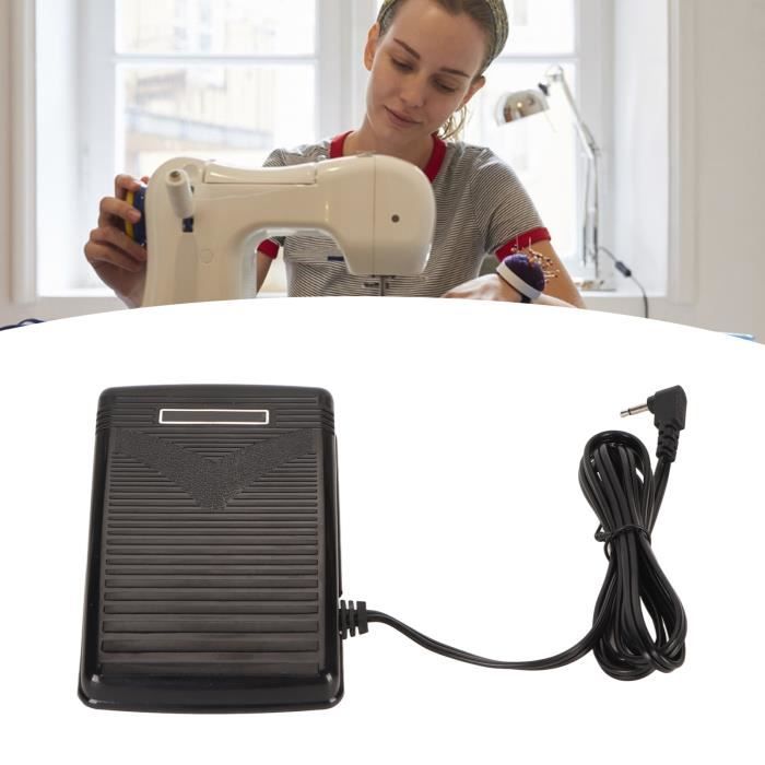 Duokon Pédale de machine à coudre Pédale de Vitesse de Contrôle avec Cordon, Remplacement