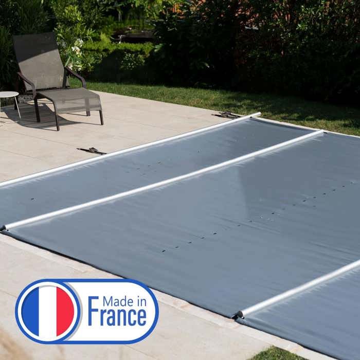 Bache à Barres Sécurité 4 Saisons pour Piscine 7 x