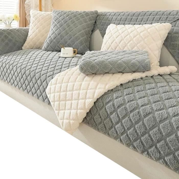 4 Housses De Chaise Inclinable En Velours - Stretch Anti-Dérapant - Deep Teal - Lavables