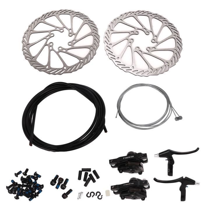 Kit de frein à disque de vélo Étrier de frein à disque avant arrière Jeu de  freins à disque mécaniques à double piston sport velo - Cdiscount Sport