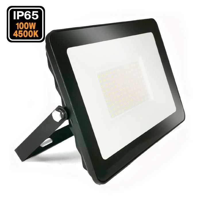 Projecteur LED 100W Ipad blanc neutre 4000K Haute Luminosité