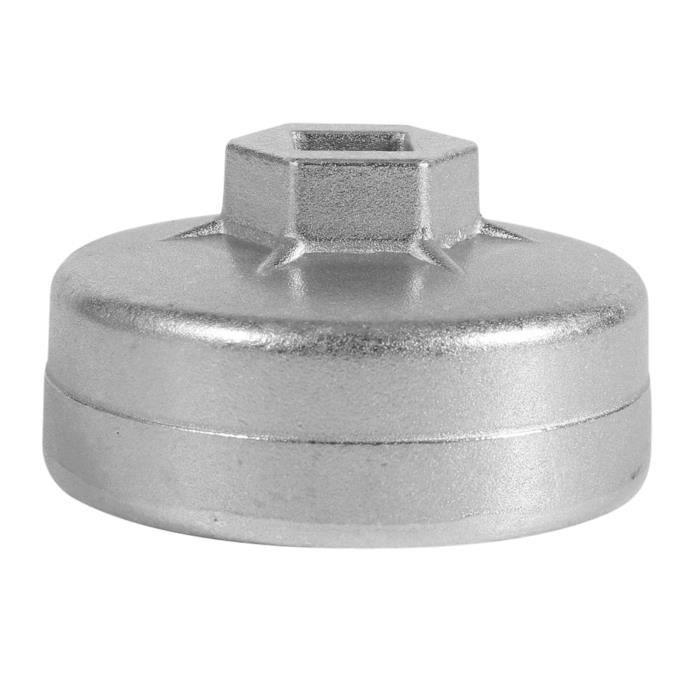 Clé Douille Pour Filtre à Huile 65 Mm 14 Dents – Acier, Taille 13 Mm, Pour Démonter Cartouches De Filtre