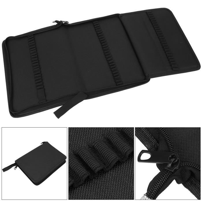 Étui De Flûte En Tissu Oxford Imperméable - Pour Flûte à 16 Trous - Avec Poche à Fermeture éclair Et Bandoulière Réglable