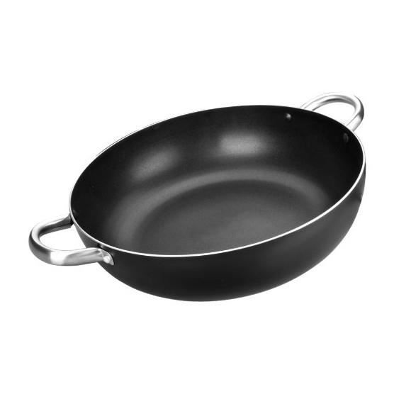 Poêle profonde avec anses I-Chef 40 cm Aluminium -