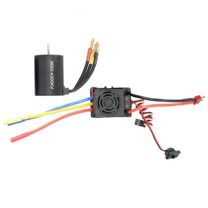 Fdit 3650 3100KV Moteur Brushless ESC Ensemble Combo Kit servomoteur sans balais étanche 3650