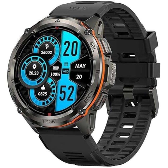 Montre connectée - KOSPET - Tank T3 - Écran 143 - Bluetooth - 32 MB mémoire