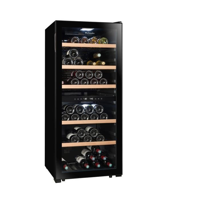 Cave à vin LS102DZBLACK Température Double Zone - 102 Bouteilles - La Sommelière - La Sommeliere