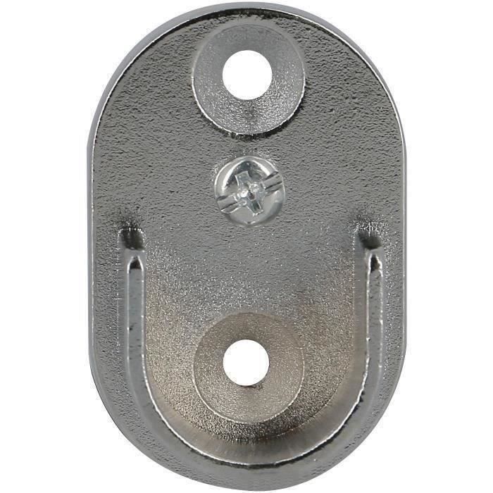 Naissance d19mm dressing metal chromé x2