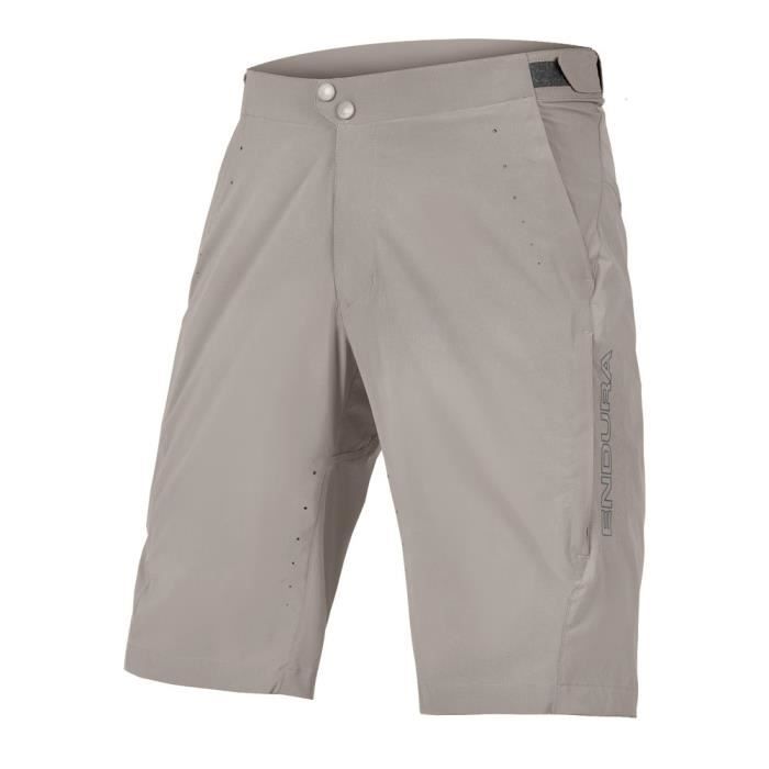 Shorts de VTT Endura Gv500 Foyle pour homme - Gris Fossil - Respirant - Léger et extensible