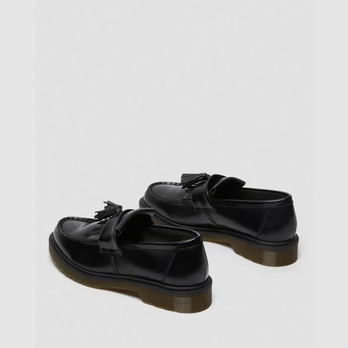 Dr. Martens ADRIAN Black chaussure Mocassin à pampilles - Dr Martens - Adrian - Cuir Polished Smooth - Noir