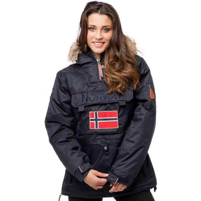 Anorak bleu deals marine femme