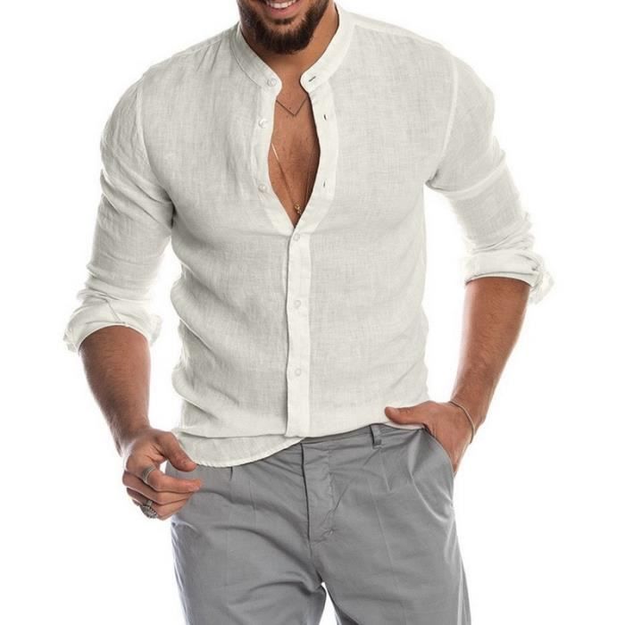 Marvmys Chemise De Nuit Femme Été - Coton Respirant Col V Manches Courtes - Grande Taille S-4XL (Noir, Rose...)