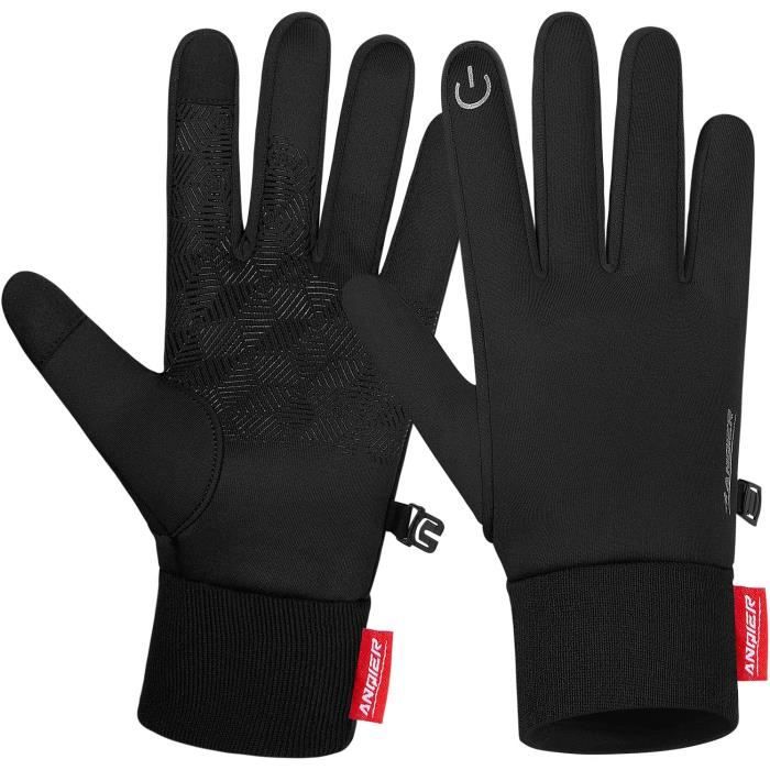 Gants Hiver Chaud Coupe-Vent écran Tactile Course à Pied Cyclisme Escalade  Gants de Ski Gants de Temps Froid pour Homme - Cdiscount Auto