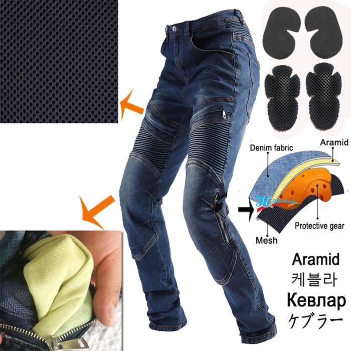 Menriding Touring pantalon de moto,jeans de moto Pour Harley - Davidson,Kawasaki,BMW