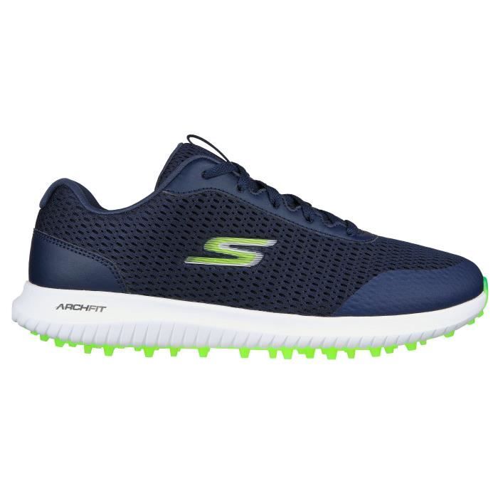 chaussures de golf de golf sans crampons skechers go golf max fairway 3 - navy/vert citron - 42,5