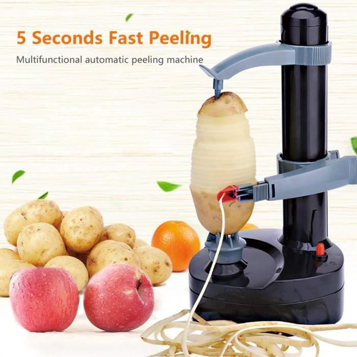 Éplucheur automatique de fruits électrique multifonction en acier  inoxydable pour légumes et fruits - Cdiscount Electroménager