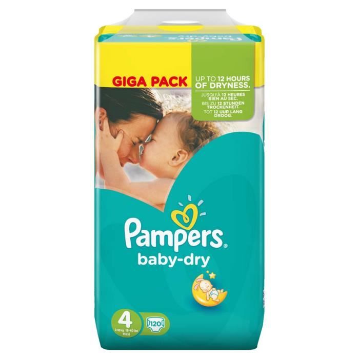 Pampers Baby Dry Taille 4 Maxi 7 18kg 120 Couches Achat Vente Couche 2009949058972 Soldes Sur Cdiscount Des Le 20 Janvier Cdiscount