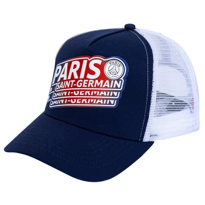 Casquette Taille Réglable Homme Casquette PSG Officielle - Collection Paris Saint Germain Taille Réglable Cartable Psg