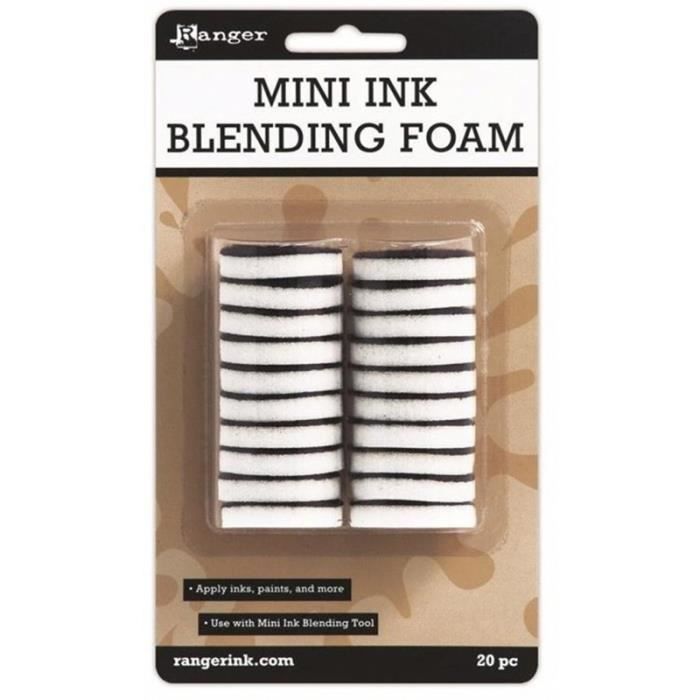 20 recharges pour mini tampon applicateur mousse Ink Blending Tool de Ranger