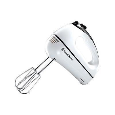 Batteur électrique Russell Hobbs Desire Rouge - 350 W - 5 Vitesses + Turbo - Fouets Et Crochets Lavables Au Lave-vaisselle