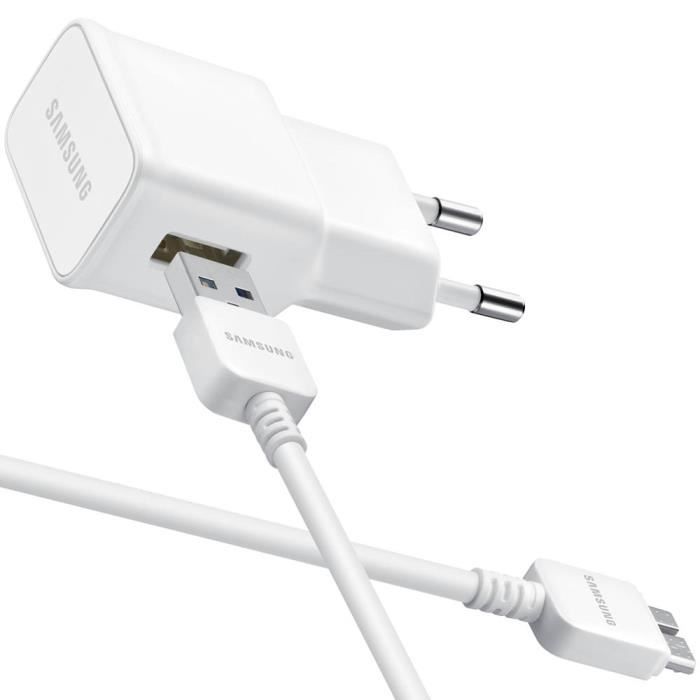 Chargeur Original samsung pour Smartphones à connectique Micro USB v3.0 - vue 2