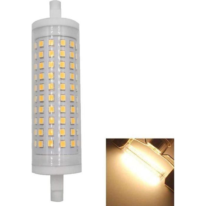 Ampoule halogène, Ampoule LED R7s 118 mm Dimmable Projecteur à Double  extrémité Lumière de maïs pour Atelier, scène - Cdiscount Maison