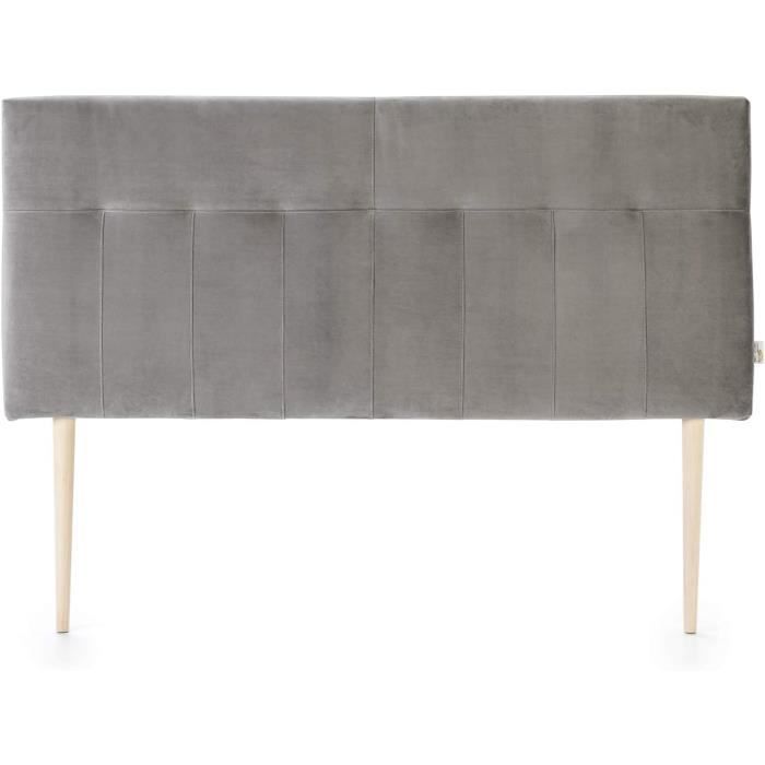 Jeu De 4 Pieds Cylindriques Bois Vernis - Bois Clair - Hauteur 17 Cm